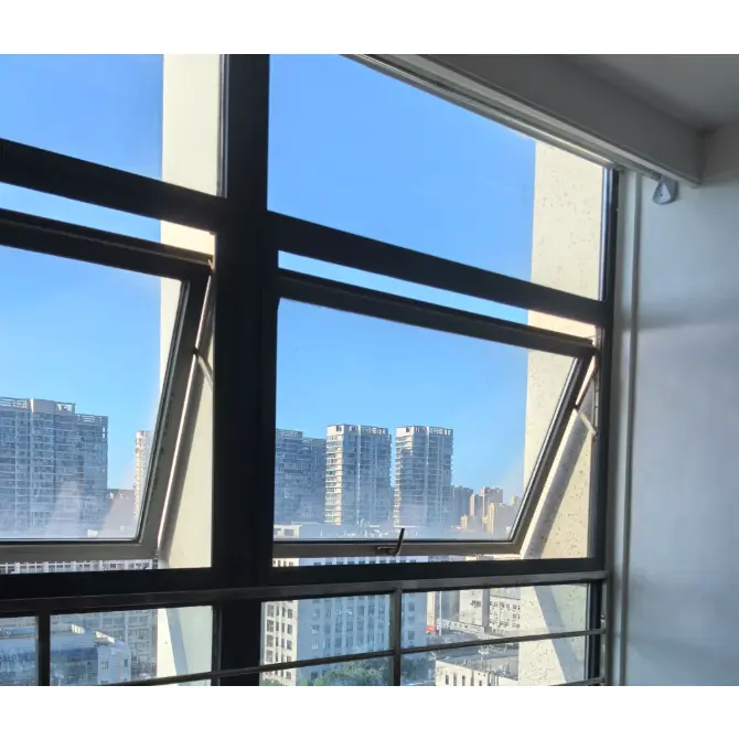 Окна из алюминиевого сплава, открывающиеся наружу