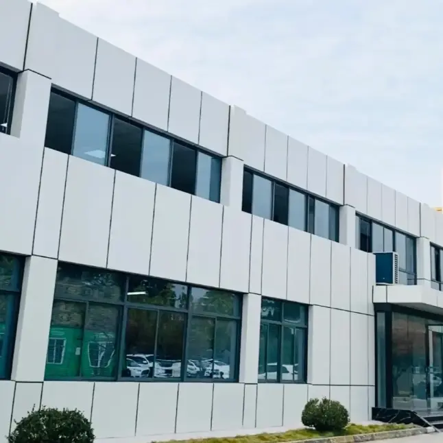 Обычные плоские алюминиевые однопанельные ненесущие стены