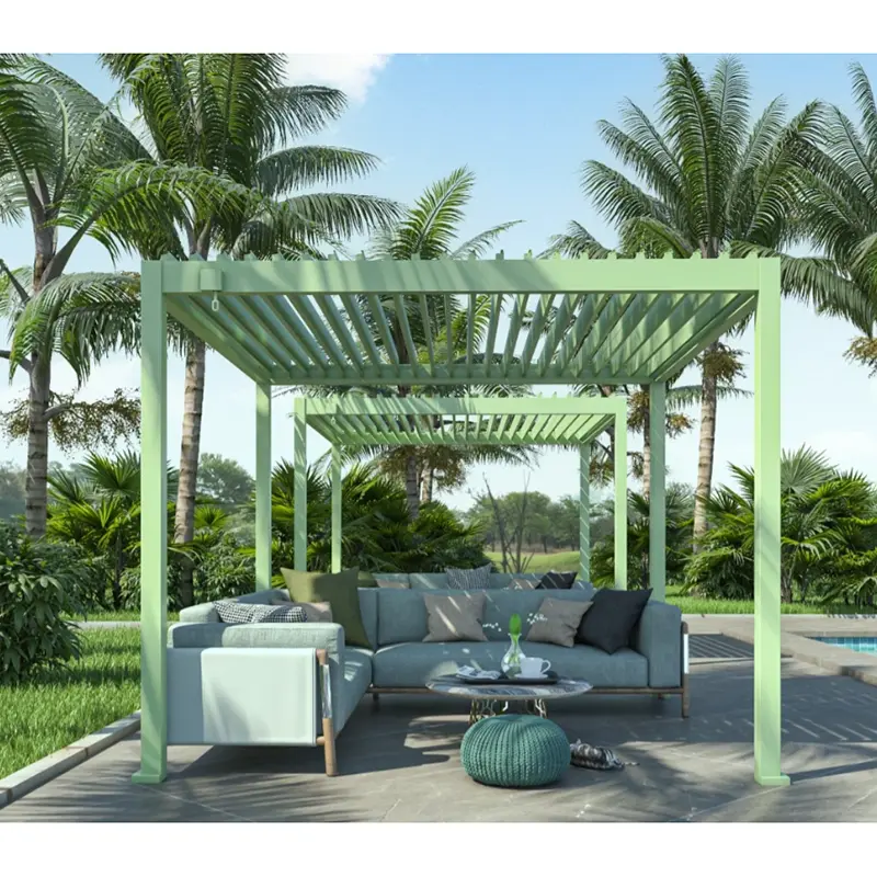 Ручная выдвижная беседка