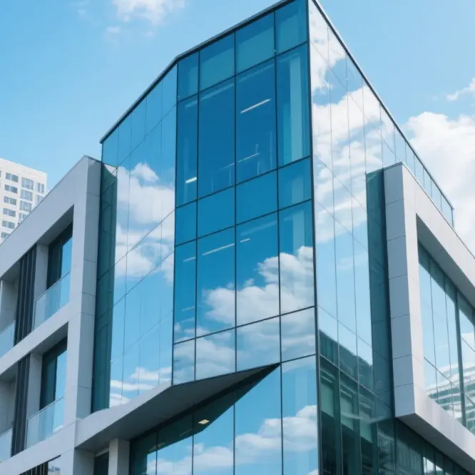 Закаленное стекло для навесных стен